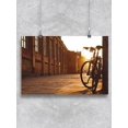 thumbnail image 1 of Bicycle Silhouette At Sunset. Poster -Image by Shutterstock, 1 of 2