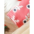 thumbnail image 6 of Bagilaanoe Toddler Baby Girl Christmas Dress Cartoon Deer Print Long Sleeve A-line Princess Dresses 1T 2T 3T 4T 5T 6T Kid Fall Patchwork Tulle Skirt, 6 of 9