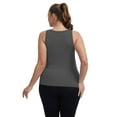 thumbnail image 4 of Baywell Womens Plus Size Tank Tops with Padded Bra High Strechy Sleeveless Camisole Tops Ribbed Sports Vest XL-5XL, 4 of 8