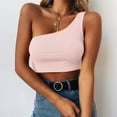 thumbnail image 4 of Aayomet Womens Tank Tops Womens Cap Sleeve Blouses T-Shirt Casual Loose Fit Basic Shirts Tank Tops,Pink L, 4 of 4