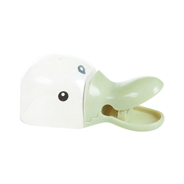 Piwvid Pelle d'Alimentation en Forme d'Animal 2-en-1 pour Chats Chiens Cuillère Mignonne Distributeur de Nourriture Compact Pelle à Aliments Secs Récipient Outil Clip de Scellage Soins des Animaux Essentiel