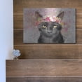 thumbnail image 5 of Luxe Metal Art 'Flower Crown Black Cat' by Furbaby Affiliates Metal Wall Art, 16" x 12", 5 of 9