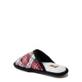 thumbnail image 4 of DF by Dearfoams Women's Christmas Plaid Scuff Slippers, 4 of 8