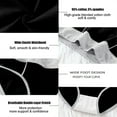thumbnail image 4 of Wdfiry Period Briefs Underwear for Women Heavy Flow High Waisted Postpartum Underwear Menstrual Leakproof 4 Pack Period Panties, 4 of 9
