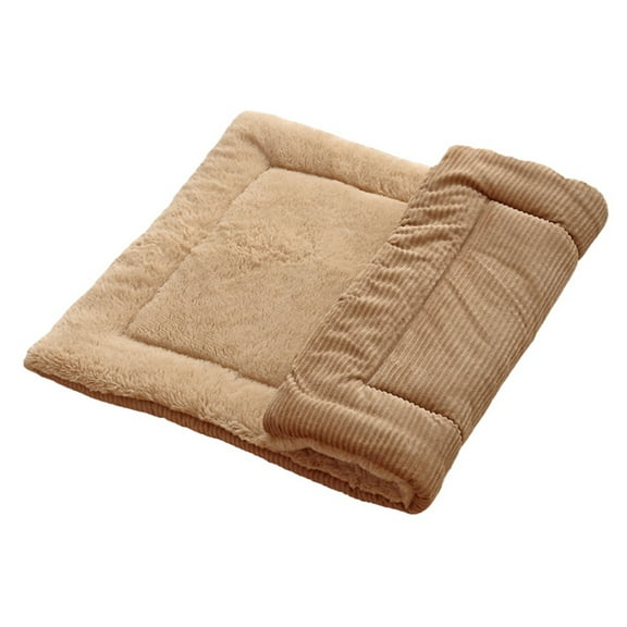 Soft Fleece Pet Bed Mat Dog Pad Ultra Soft Durable Self Warming Kennel Mattress for Dogs Cats