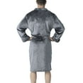 thumbnail image 2 of Men's The Northwest Group Charcoal Green Bay Packers Bathrobe, 2 of 3