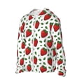 thumbnail image 2 of Haiem Strawberry UPF 50+ Fishing Shirts for Men Long Sleeve UV Sun Protection Hoodie Non-Mask Outdoor Hiking Shirts, 2 of 9