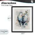 thumbnail image 4 of Stupell Industries Modern Blue Bird Lovers Black Framed Print Under Glass, 17 x 21, by Franklyn Gregory, 4 of 8