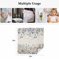 thumbnail image 5 of Blue Beige Coastal Cloth Napkins, Beach Starfish Summer Eucalyptus Rustic Washable and Reusable Dinner Napkins Set of 2, Table Napkin for Kitchen Party Birthday Wedding Hotel Housewarming 20"x20", 5 of 9