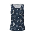 thumbnail image 5 of Goofa Vintage Marine Printed Womens Workout Tops for Women Sleeveless Yoga Shirts Athletic Running Tank Tops Sleeveless Gym Clothes Workout Apparel-, 5 of 9