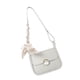 thumbnail image 3 of Bolso de hombro pequeño para mujer Bolso pequeño para mujer Bolso de axila con correa de cadena rectangular Beige, 3 of 8