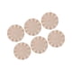 thumbnail image 2 of Manteles Individuales de 6 piezas Macarena Beige para interiores y exteriores fáciles de limpiar, 2 of 8