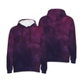 thumbnail image 4 of Zufioo Black Dark Blue Purple Design Fleece Comfortable Hoodie for Mens,Sweatshirt for Men,Pullover Hooded Sweatshirt for Men -Small, 4 of 5