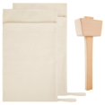 thumbnail image 2 of 1 Set Ice Mallet Set-Reusable Canvas Crushed Ice Bags with Wooden Mallet & 1 Pcs French Press Coffee Tea Maker, 2 of 10