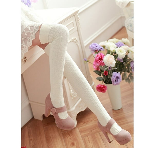 GOOHOCHY  Tall Tights Stockings Winter Socks Premium Material