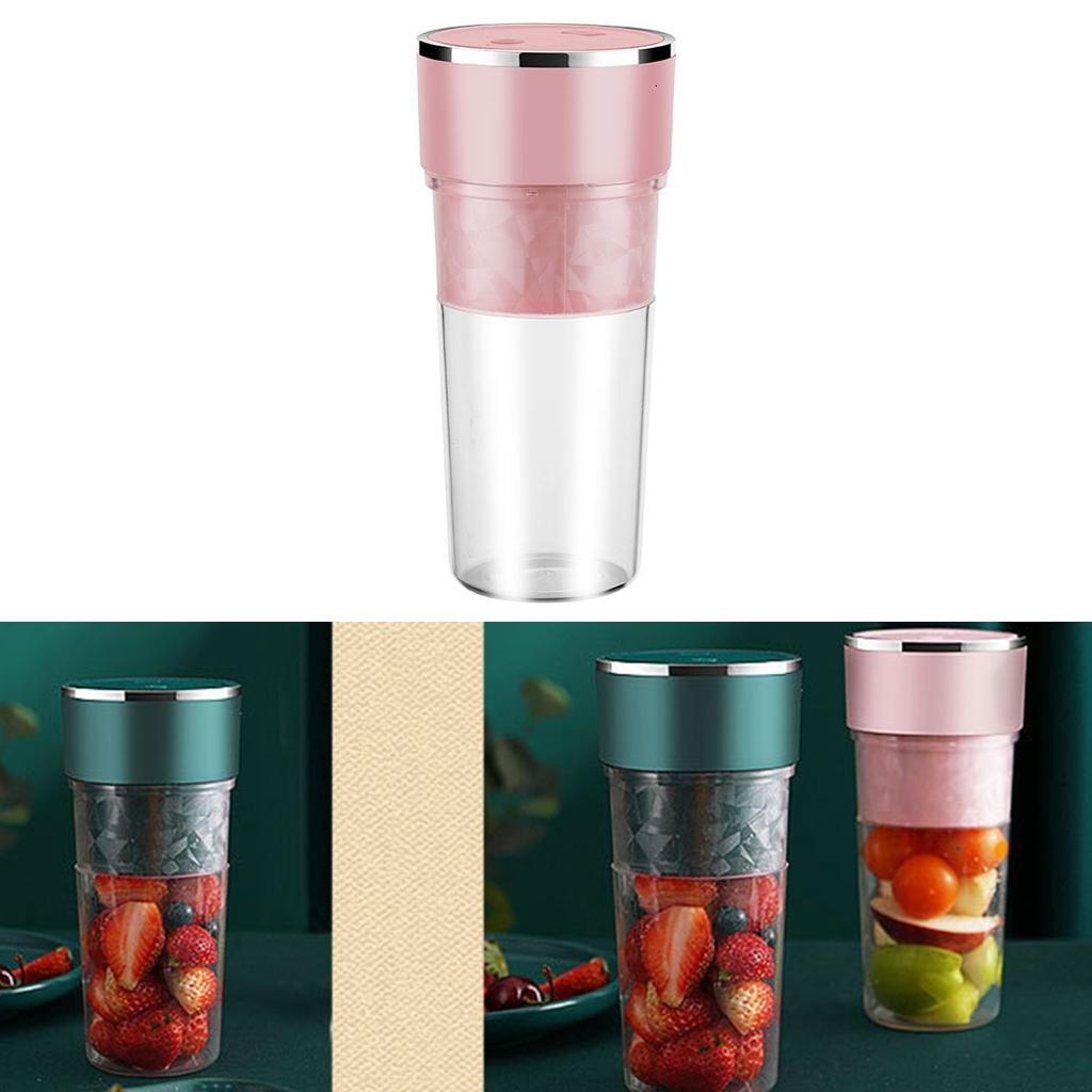 USB Rechargeable Portable Mixer 4 Blades Juicer Cup Juice Citrus Lemon Vegetable Fruit Smoothie Squeezer Cooking Machine