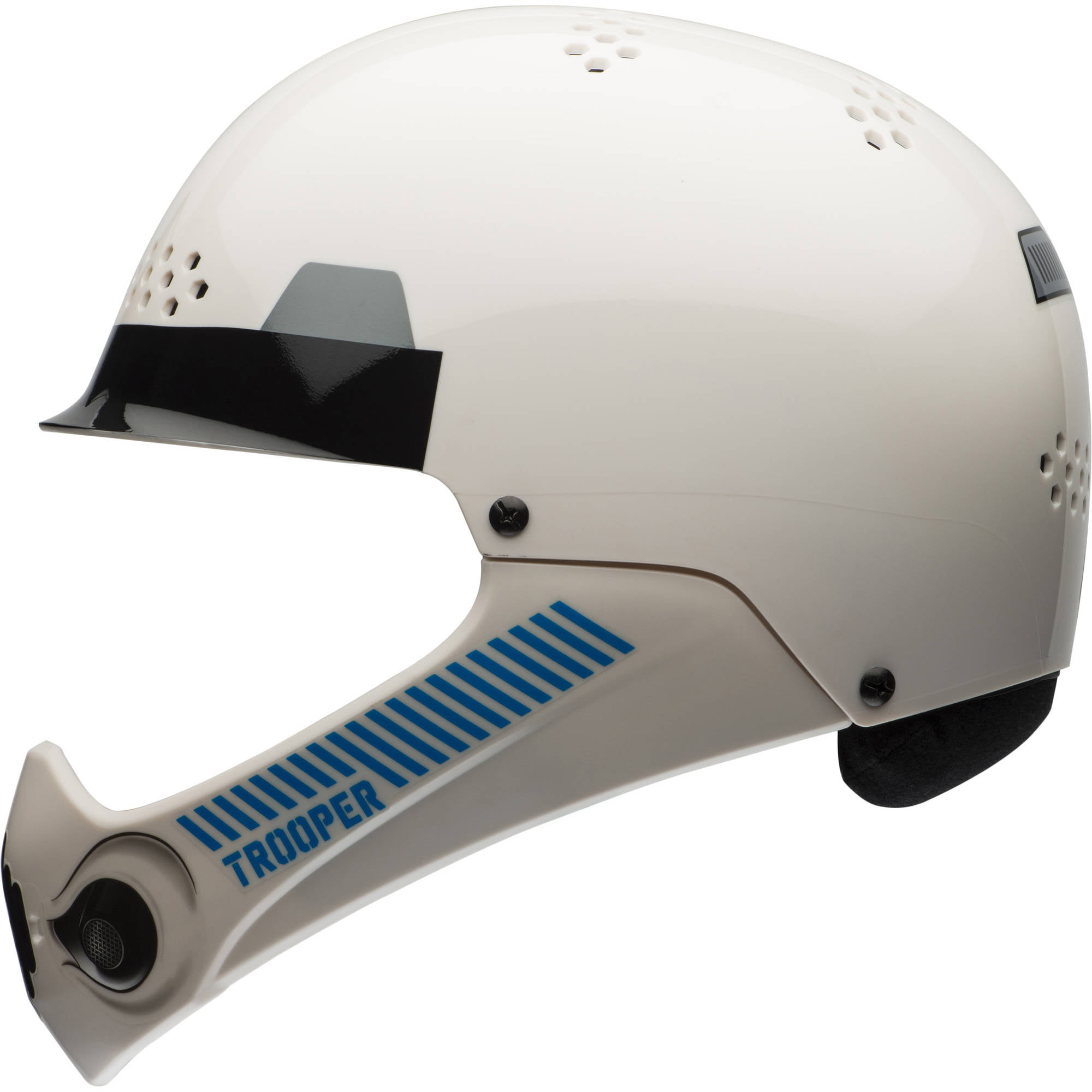 Bell Sports Star Wars Full-Face Storm Trooper Child Bike Helmet w/ Chinbar,  White