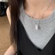 thumbnail image 1 of Collar de diseño de lujo ligero con combinación de perlas de amor, joyería para mujer, cadena de clavícula que combina con todo, accesorios de alta calidad, 1 of 6
