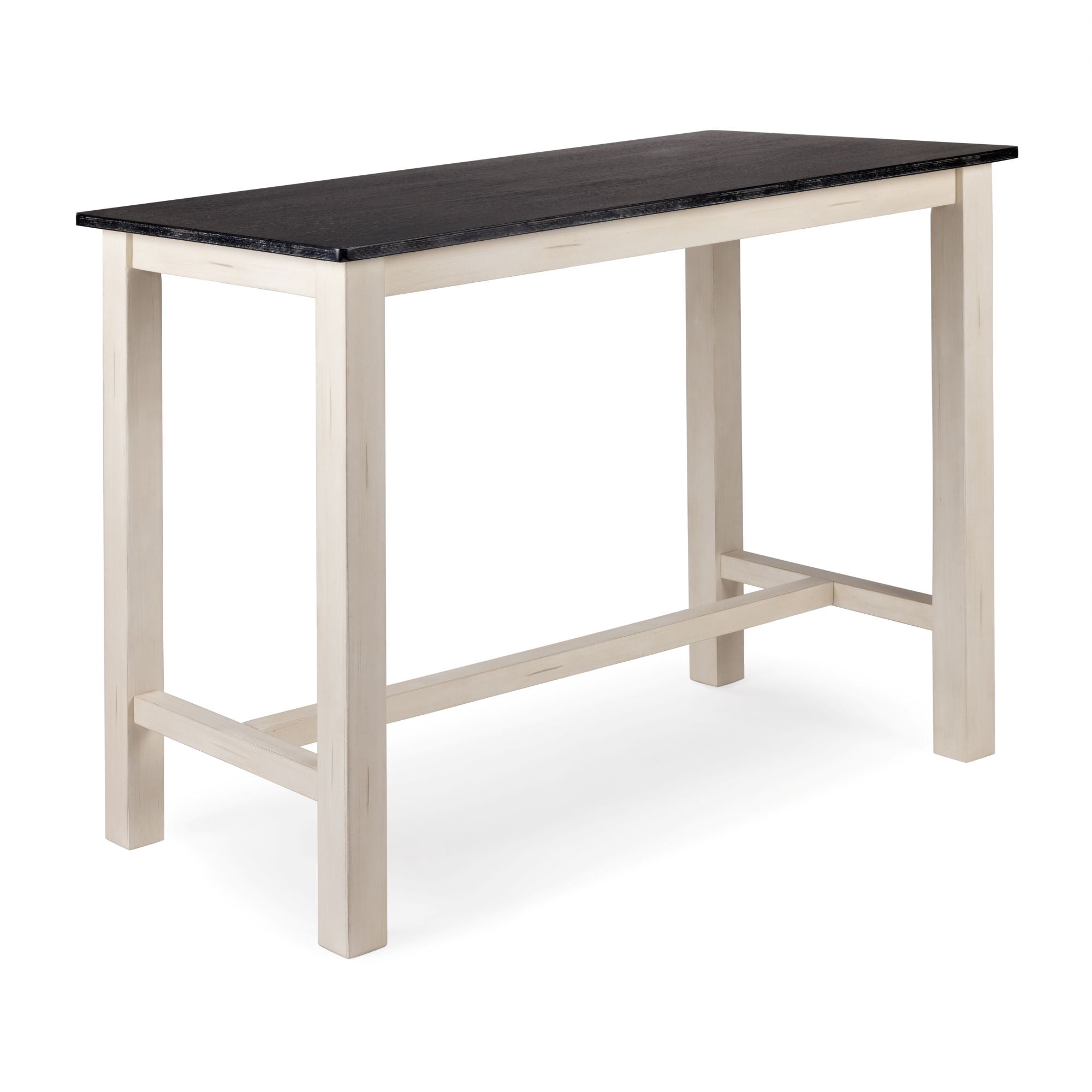 Sonoma Pub Table - Antique White/European Black