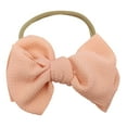 thumbnail image 2 of WUANDIXFA New Born Bows for Baby Girls Baby Girls Headbands Hair Bows Headband Big Bow Hair Bands for Toddler,White,One Size, 2 of 3