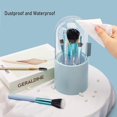 thumbnail image 3 of Caja de almacenamiento WEIHJMXG para portabrochas de maquillaje Con perlas cubierta deslizante resistente al agua y al polvo, 3 of 5