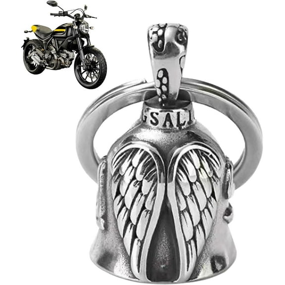 Motorcycle Bell - Stainless Steel Biker Luck Bell for Motorbikes