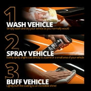 Cerakote Platinum Rapid Ceramic Paint Sealant Kit, High Gloss Protective Coating for Cars, 12 fl oz