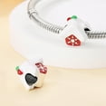 thumbnail image 2 of Jeffery Charms 925 Silver Christmas Santa Claus, sled, reindeer, snow house, gift box Pendant for Women Snake Bone Chain Bracelets and Necklaces,Christmas, 2 of 7