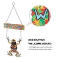thumbnail image 5 of MLINS  Colorful Frog Door Sign Wall Hanging Decor Outdoor, 5 of 8