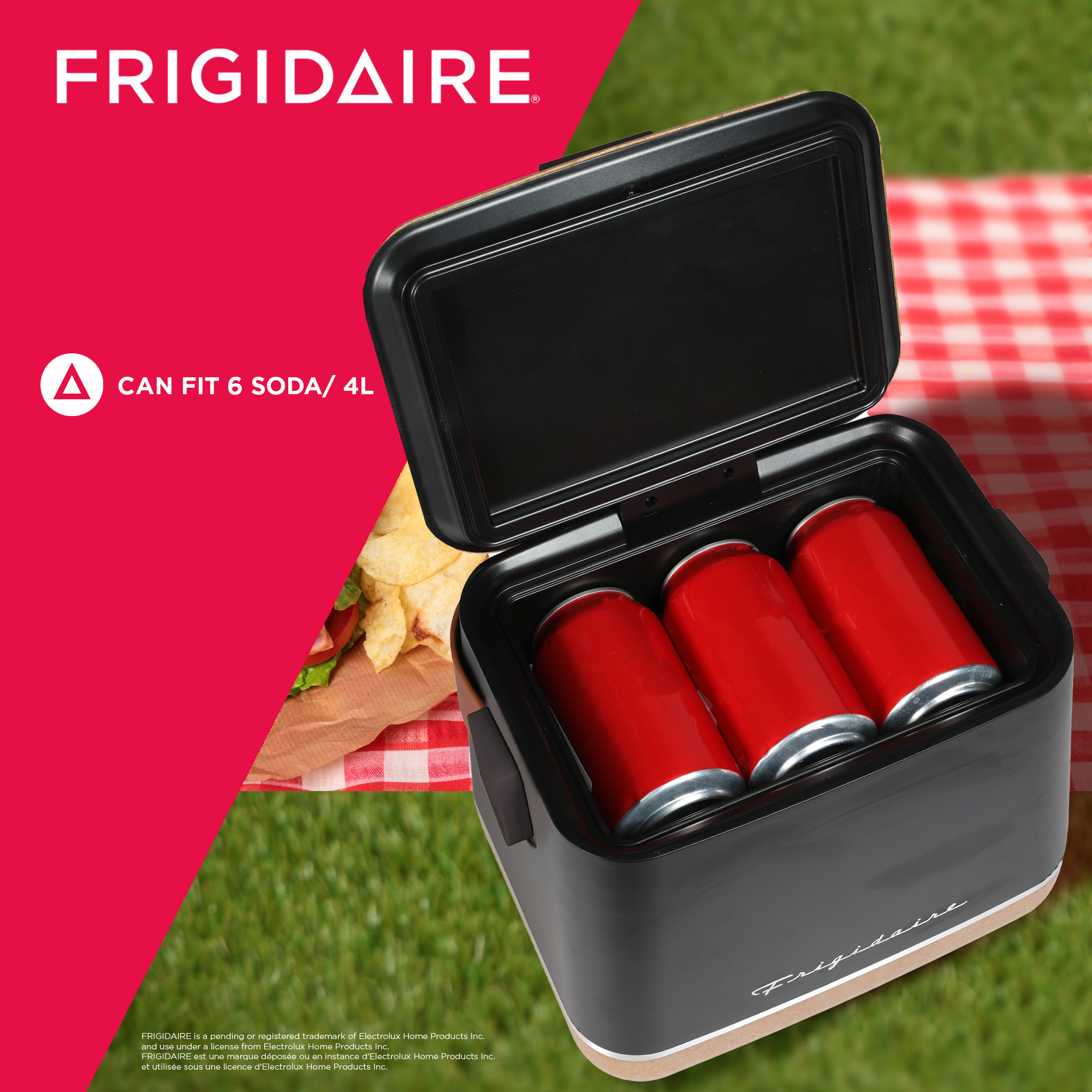 Frigidaire, EFMIS310 Portable Insulated Fridge,  Black, 10.75” x 7.99” x 9.49”