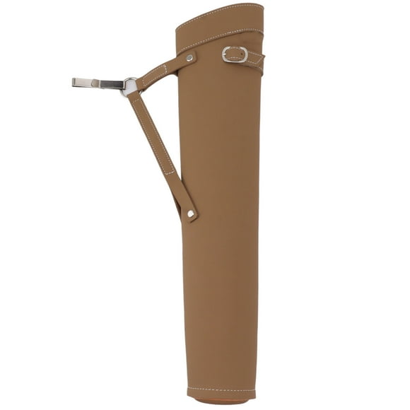 Archery Quiver, Leather Archery Holder with Shoulder Strap for Outdoor Hunting, Training When Using