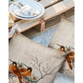 thumbnail image 2 of Pack of 2 Outdoor Pillow Covers, Flowers and Birds Chinese Style Waterproof Square Throw Pillowcase Cushion Decorative Pillow Covers for Couch Patio Tent, 16x16 in, 2 of 6