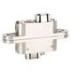 thumbnail image 2 of Bisagra oculta cruzada ajustable de aleación de zinc, accesorios para muebles, herrajes para puerta plegable, 2 of 10
