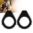 thumbnail image 5 of Soporte de montaje de luz de señal de giro modificado para motocicleta de aleación de aluminio, abrazaderas de horquilla de 41mm, color negro, 5 of 5