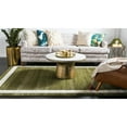 thumbnail image 5 of Unique Loom Color Bordered Modern Area Rugs, Green, 5 of 7
