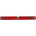 thumbnail image 2 of SOLA LSB24M Big Red Aluminum Magnetic Box Beam Level with 3 60% Magnified Vials, 24-Inch, 2 of 5