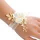 thumbnail image 2 of Guardurnaity Ramillete de muñeca blanco de moda con exquisita mano de obra Ramillete de muñeca burdeos Ramillete de boda Ropa, zapatos y accesorios Miscelánea, 2 of 6