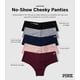 thumbnail image 4 of Ropa interior Victoria's Secret PINK No Show Cheeky para mujer, paquete de 5, 4 of 5