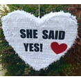 thumbnail image 5 of He Asked and She Said Yes Heart Pinata Wedding Heart Pinata Bridal Shower Party Decoration, 5 of 5
