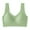 Green, variant on Women's Solid Color Comfortable And Comfortable Adjustable Gathering Breathable Bra Underwear Daily Bra