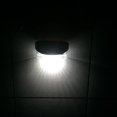 thumbnail image 4 of Luz de valla LED con energía solar al aire libre Jardín Escaleras Paso Gazebo Lámpara Decoración Negro Zulema luz de la cerca al aire libre, 4 of 6