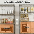 thumbnail image 3 of Gaderth 5-Tier Adjustable Wire Mesh Rack, 61-Inch Metal Storage Rack with Wheels, 24-Inch Wide Heavy-Duty Rolling Shelving Unit for Kitchens and Home Garages, 3 of 7