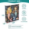 thumbnail image 5 of Iauyy PVC Round Ring Binders, 200 Page Capacity, 2 Pack，Mermaids and Fish, 5 of 8