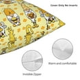 thumbnail image 3 of Fuzoiu Garden Honeybee Gnomes Print Square Pillow Cover,Hidden Zipper Design,Luxury Square Pillow Case, Throw Pillow,Couch Cushion-18"x18", 3 of 7