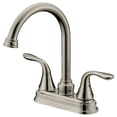 thumbnail image 2 of LessCare Long Neck Bar/Bathroom Faucet LB6B, Brushed Nickel Finish (4 In Spread), 2 of 2
