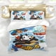 thumbnail image 5 of Felix el Gato Conjunto de sábanas temático, trío de piezas, cómodo y amigable con la piel, diseño único, regalo de decoración para el hogar para familiares, amigos y fans,173cm *218cm, 5 of 6