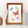 thumbnail image 5 of Simple Butterfly Painting Stencil 8.3x11.7inch Multiple Butterflies Pattern Template Reusable Butterfly Pattern Animal Theme Template for DIY Painting on Wood Wall Canvas Fabric Furniture, 5 of 7