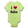 thumbnail image 1 of CafePress - I Love Baba Infant Bodysuit - Baby Light Bodysuit, 1 of 1