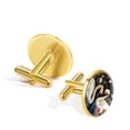 thumbnail image 3 of Swan Stainless Steel Cufflink Set for Dress Shirts - for Formal Events, 3 of 6