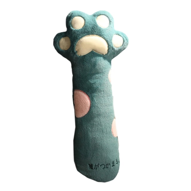Almohada para dormir de tiro largo Gloria forma de garra de gato verde